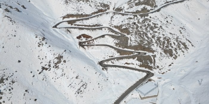 Tanin Geçidi drone ile görüntülendi