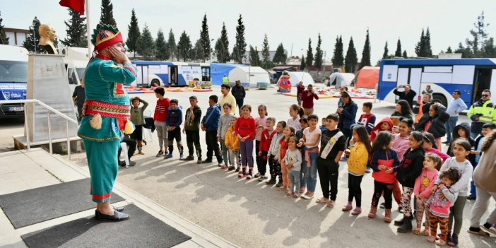 Ankara Büyükşehir Belediyesi depremzede çocukları unutmadı