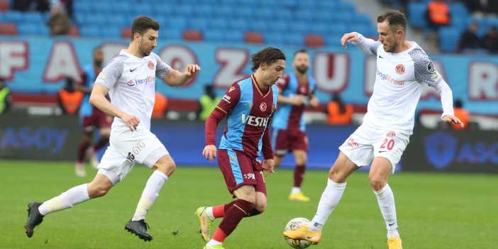 Trabzonspor 36 maç sonra evinde kaybetti