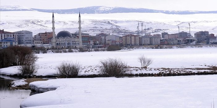 Erzurum ve Ardahan'da kuvvetli fırtına ile kar yağışı etkili oluyor