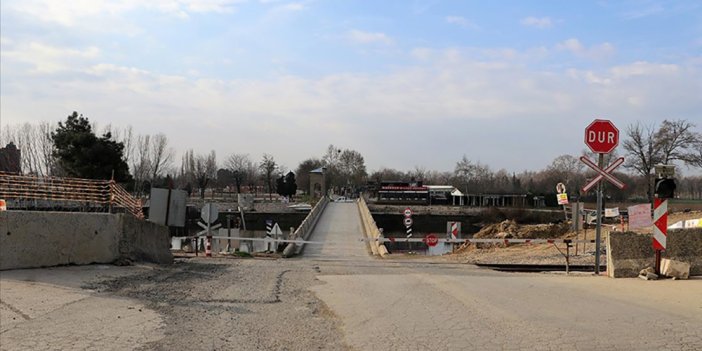 Edirne'de Tunca Köprüsü 5 gün trafiğe kapatıldı
