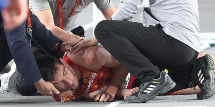 Dünyaca ünlü İspanyol atlet Enrique Llopis Ataköy'de yere yığıldı. Kafasını yere çarptı, bilincini kaybetti