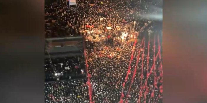 CHP Genel Merkezi önünden istifa sesleri yükseldi: 20 sene oldu istifa ulan