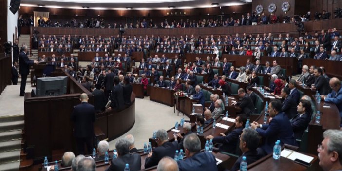 Millet İttifakı'nın adayı açıklandı AKP gizli grup toplantısı yaptı. Erdoğan katılmadı vekillere bakın kim konuştu