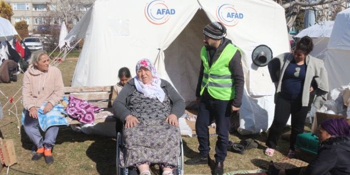 Engelli depremzedelere medikal malzeme desteği