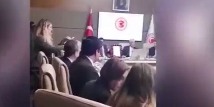 Meclis'te büyük skandal. AKP'li vekil CHP'li vekile su fırlatıp küfür etti