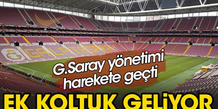 Galatasaray stat kapasitesini artırıyor. Ek koltuklar monte edilecek