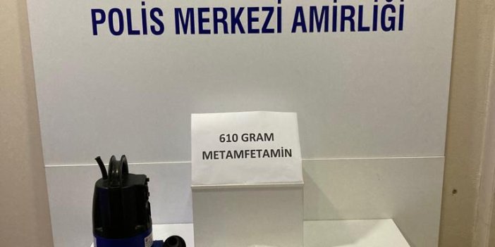 İstanbul'da su pompasına uyuşturucu saklayan şüpheli tutuklandı