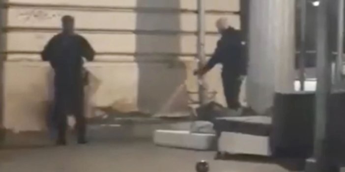 Fransız polisi sığınmacıların battaniyelerine biber gazı sıktı
