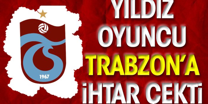 Yıldız oyuncudan Trabzonspor'a ihtar