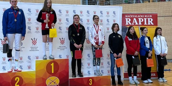 Elif Ada Yıldız Hırvatistan'da bronz kazandı 