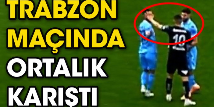 Trabzonspor Adana Demirspor maçında ortalık karıştı. Kırmızı kart çıktı