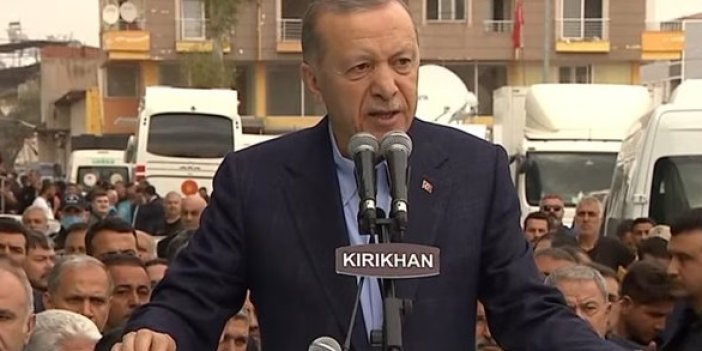 Erdoğan bu sefer de Hatay'da helallik istedi: Sıkıntılar yaşadıysanız bize düşen helallik istemektir