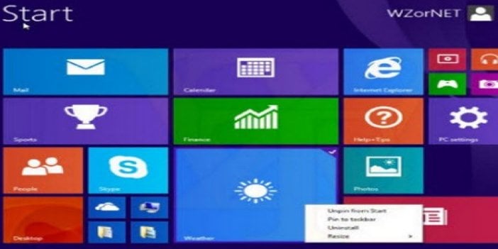 Windows 8.1'in Başlat Menüsü böyle olacak