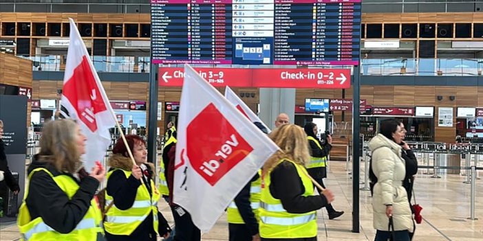Almanya’da grev nedeniyle yüzlerce uçuş iptal oldu