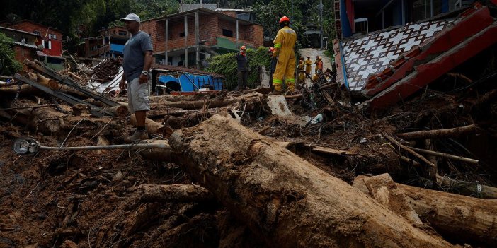 Brezilya'da şiddetli yağış heyelana yol açtı: 8 ölü