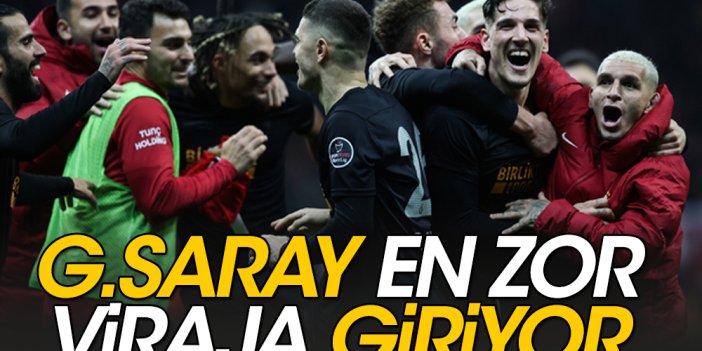 Galatasaray en zor virajda