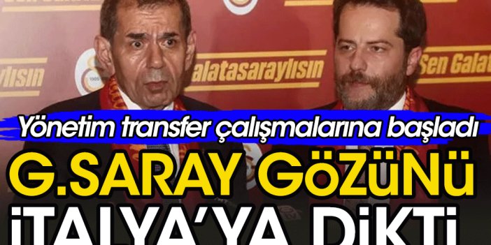 Galatasaray gözünü İtalya'ya dikti. Yönetim yıldız avına çıktı