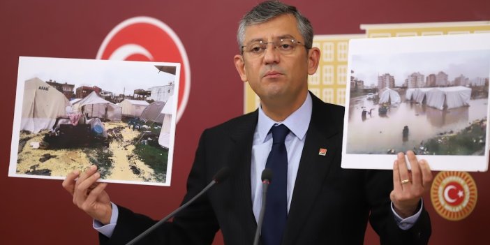 CHP’li Özel: Depremzedelerin evleri gibi çadırları da yanlış yere kurulmuş