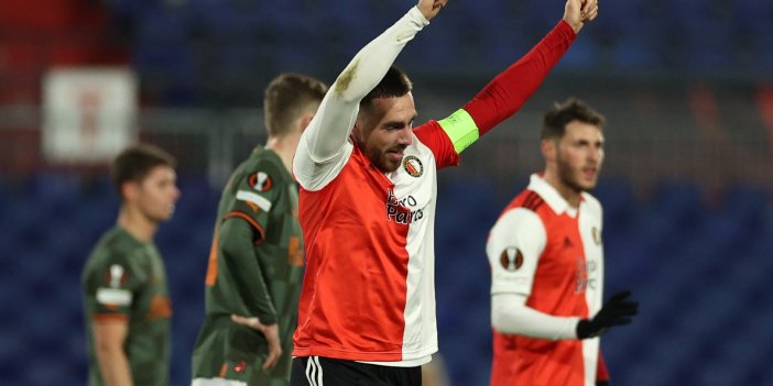 Feyenoord Orkun ile farka koştu. Shaktar'a gol yağdırdı