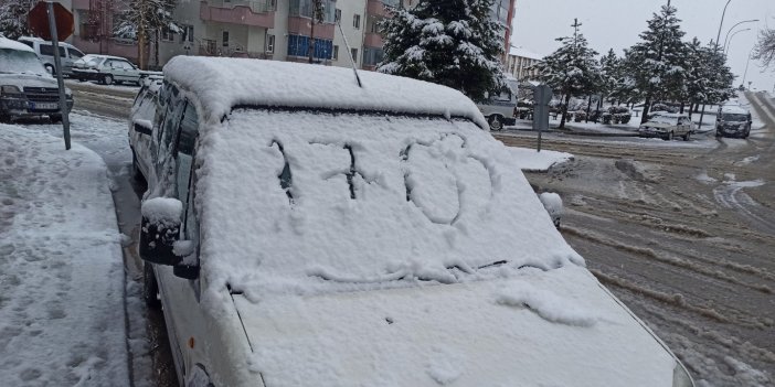 Konya'ya Mart ayında kar yağdı