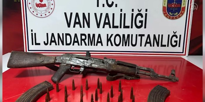 Van'da Kalaşnikof piyade tüfeği ve mermileri ele geçirildi