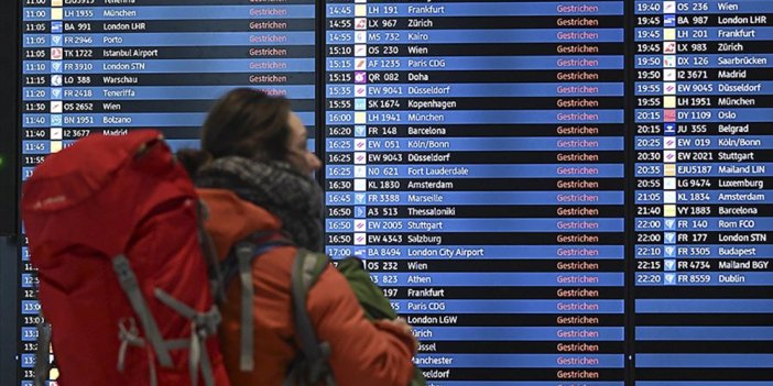 Almanya'da grev! Yüzlerce uçuş iptal edildi