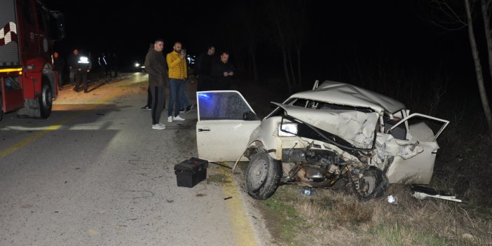 Tekirdağ'da feci kaza: 4 yaralı