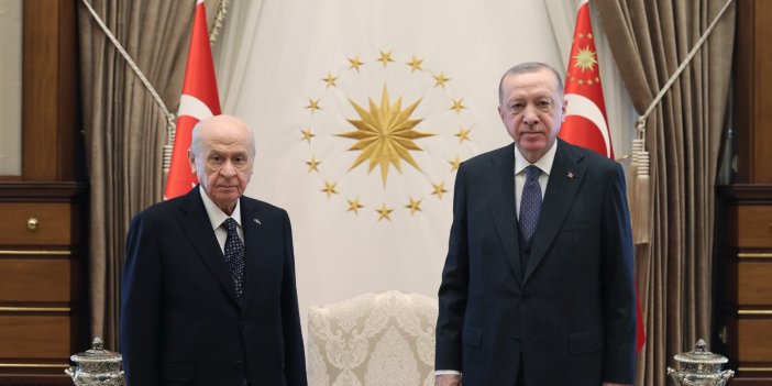 Cumhurbaşkanı Erdoğan Bahçeli'yi kabul etti