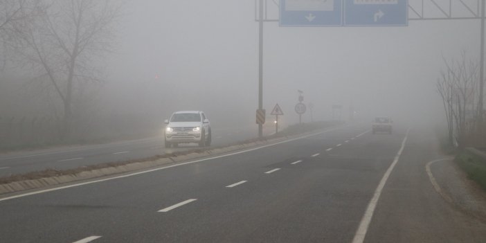 Tekirdağ'da yoğun sis ulaşımı olumsuz etkiledi