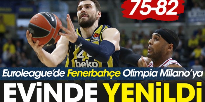 Fenerbahçe evinde Olimpia Milona'ya diş geçiremedi