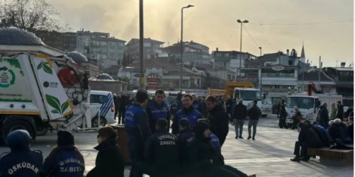 AKP'li belediyelerden İBB'nin iftar çadırlarına engel. Zabıtalar arasında arbede çıktı, polis müdahale etti