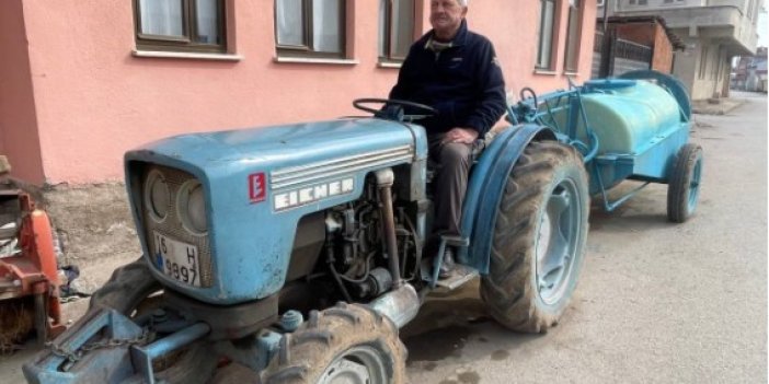 47 yıllık traktöre otoyol cezası geldi