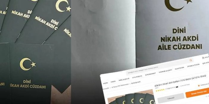 Online platformlarda 'İmam Nikahı Cüzdanı' satışı. Tepkilerin ardından kaldırıldı