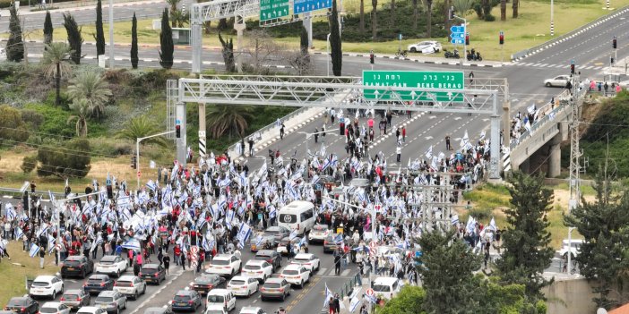 İsrail'de Netanyahu hükümetine karşı eylem