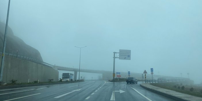 Zonguldak'ta sis etkili oldu