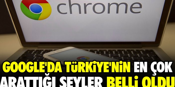 Google'da Türkiye'nin en çok arattığı şeyler belli oldu