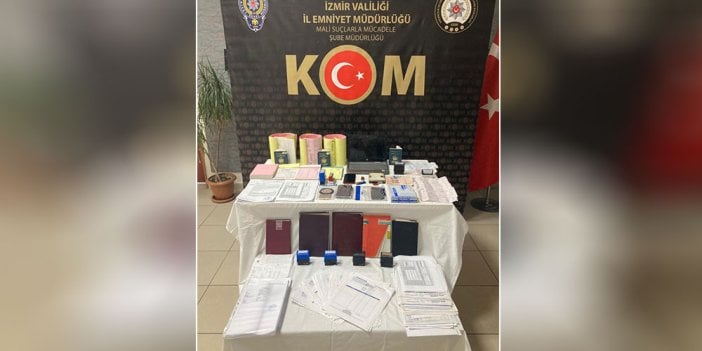 İzmir polisinden sahte fatura operasyonu