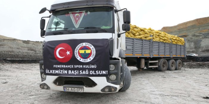 Fenerbahçe depremzedeleri unutmadı