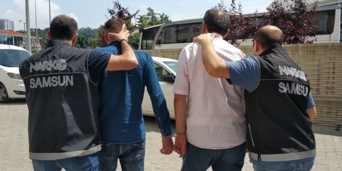 Samsun'da iki kişi uyuşturucu ticaretinden tutuklandı