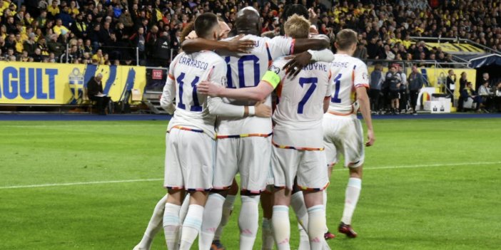 Lukaku'nun hat-trick'i Belçika'ya galibiyeti getirdi