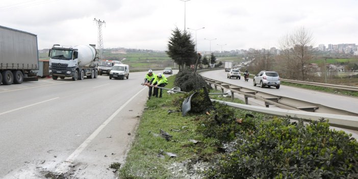 Samsun’da feci kaza: 2 yaralı