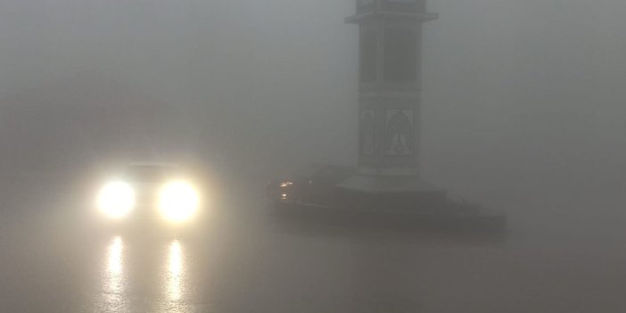 Şırnak'ta yoğun sis trafiği olumsuz etkiledi