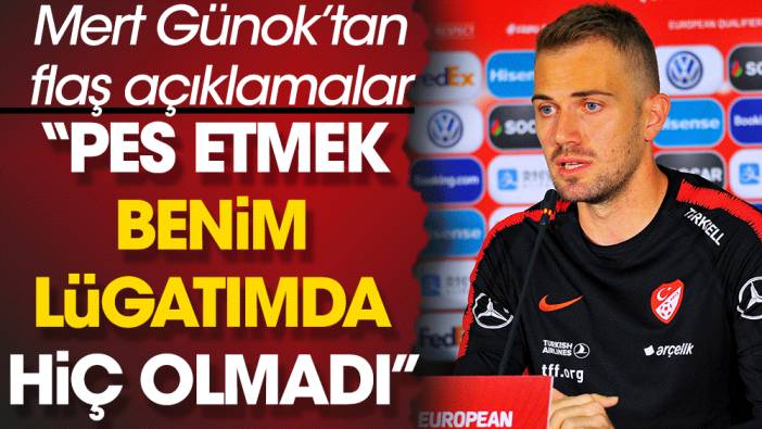 Mert Günok: Pes etmek benim lügatımda hiç olmadı (27 Mart 2023)