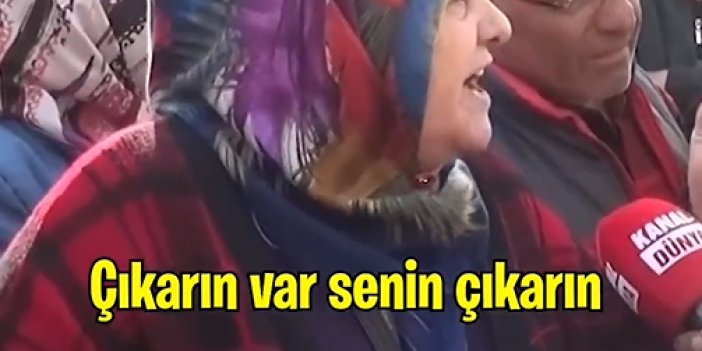 Ülkenin durumu anlatılırken AKP'yi savunan kadına başörtülü kadından cevap: Senin mutlaka çıkarın var. O yüzden AKP'yi savunuyorsun