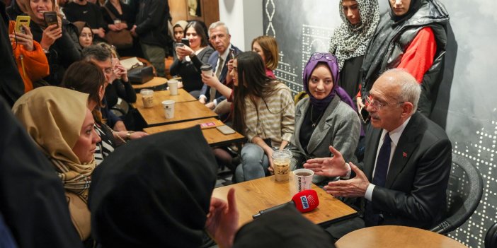 Kılıçdaroğlu’ndan İmamoğlu ve Yavaş ile birlikte Konya'da gençlerle kahve sohbeti: Kadın erkek eşitliğini mutlaka sağlayacağız