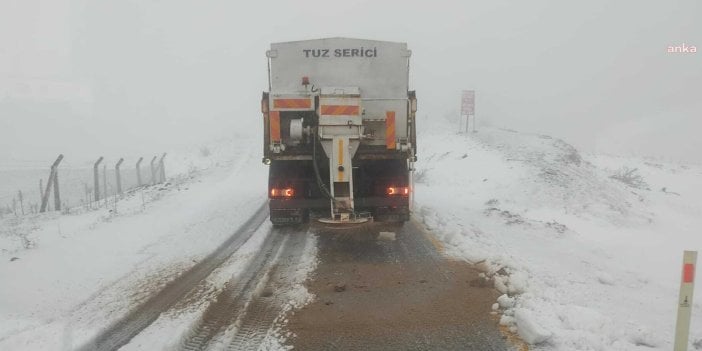 İzmir'de kar mesaisi