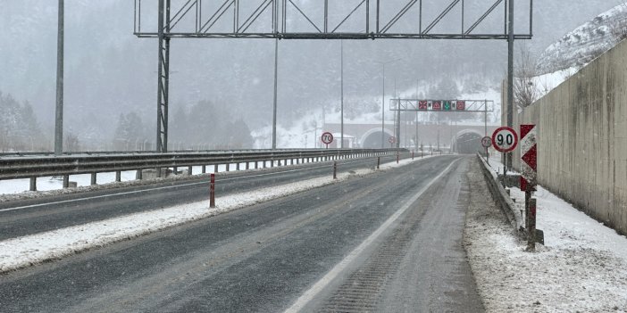 Çankırı'da kar yağışı etkili oldu