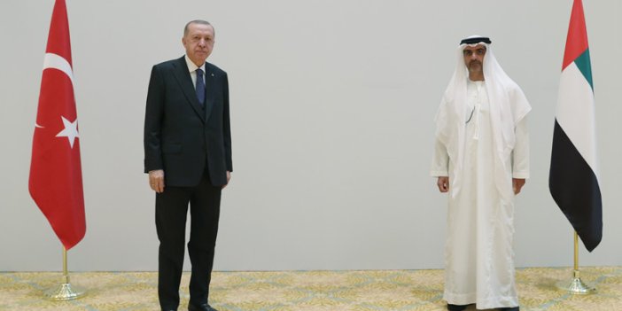 Erdoğan Birleşik Arap Emirlikleri Devlet Başkanı Zayed ile görüştü