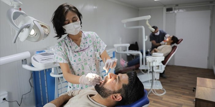 Deprem bölgesine ağız ve diş sağlığıyla ilgili iyi haber